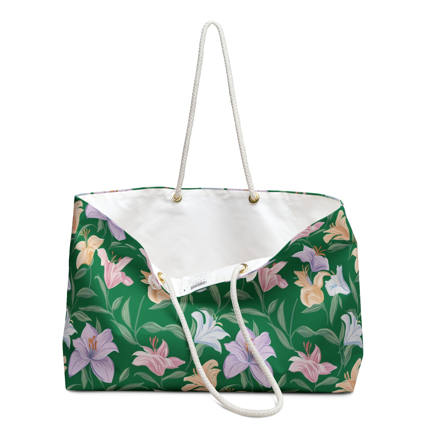 Weekender Bag - Flower  Bouquets - Green