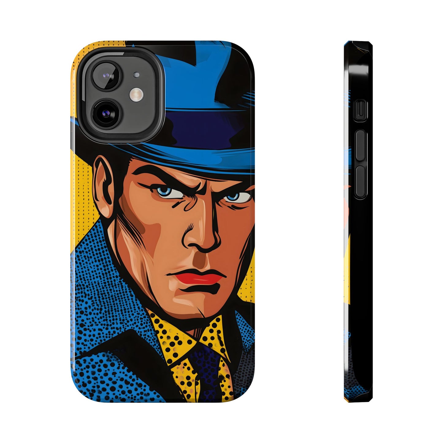 Tough Phone Cases Pop Art Modern Edge Guy Noir 02