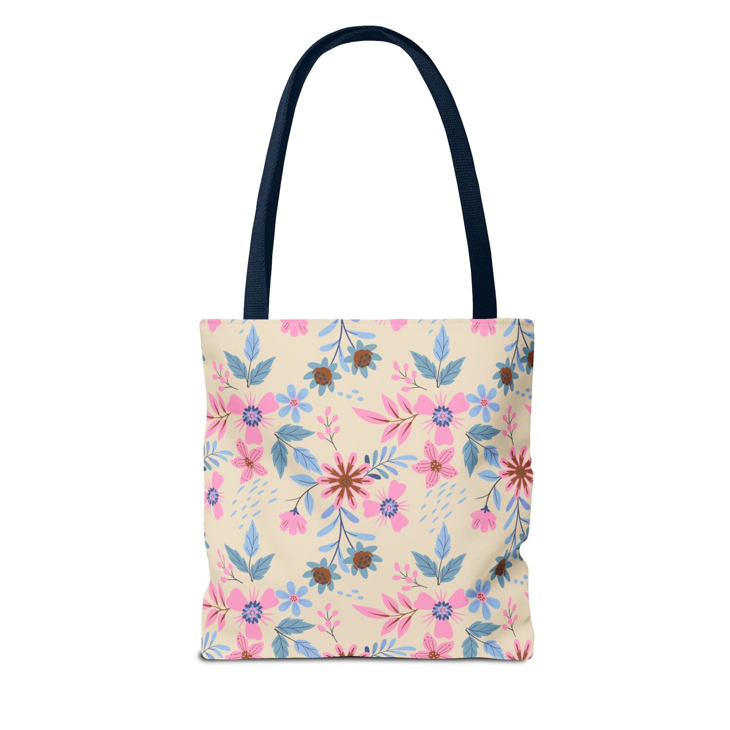 Tote Bag - Floral - Beige