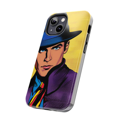 Tough Phone Cases Pop Art Modern Edge Guy Noir 04