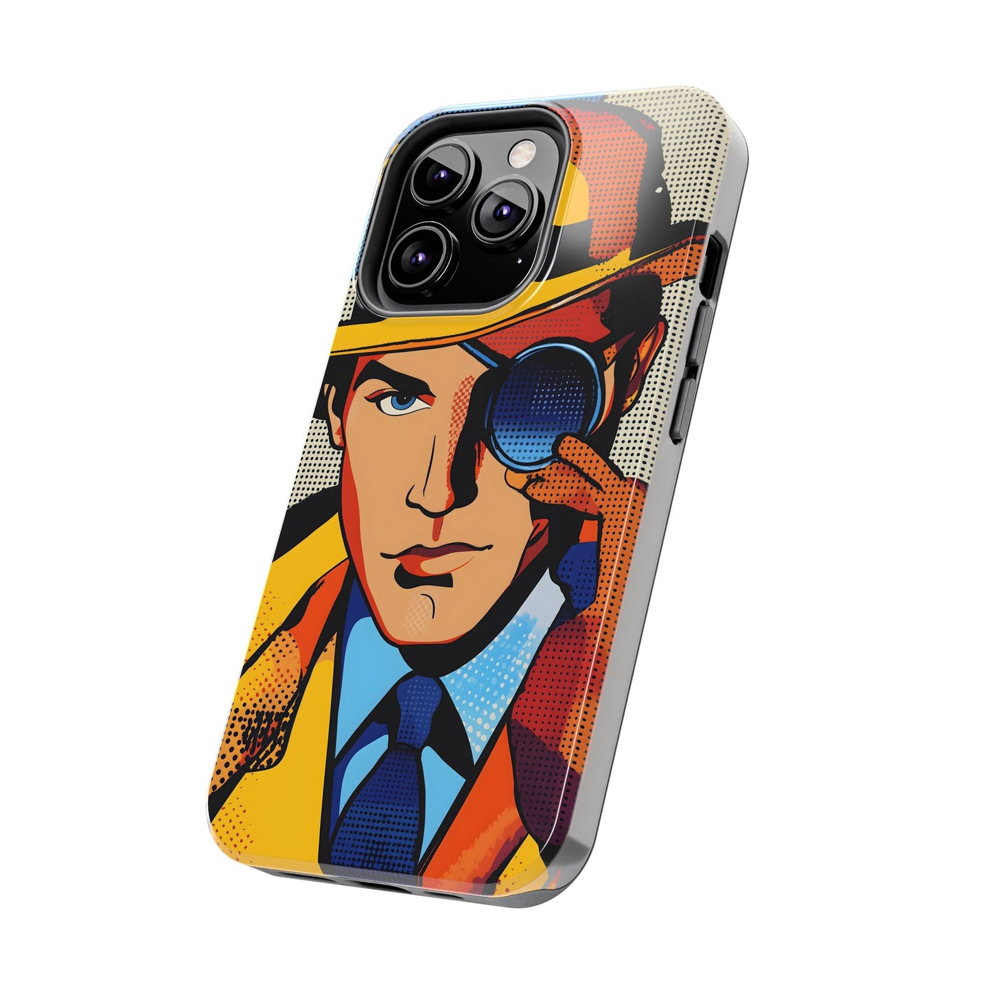 Tough Phone Cases Pop Art Modern Edge Guy Noir 03