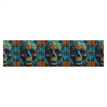 Sugar Skull Bumper Stickers 017 Day of the Dead Dia de Los Muertos, Halloween Decor - Car Decals, Laptop Stickers