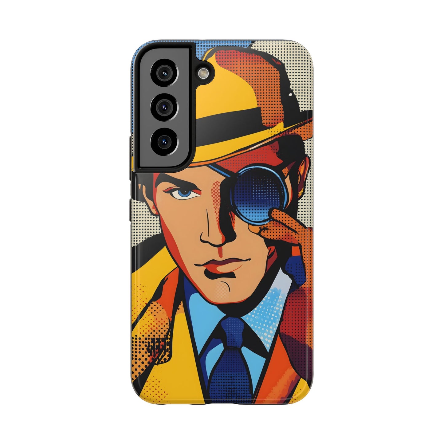 Tough Phone Cases Pop Art Modern Edge Guy Noir 03