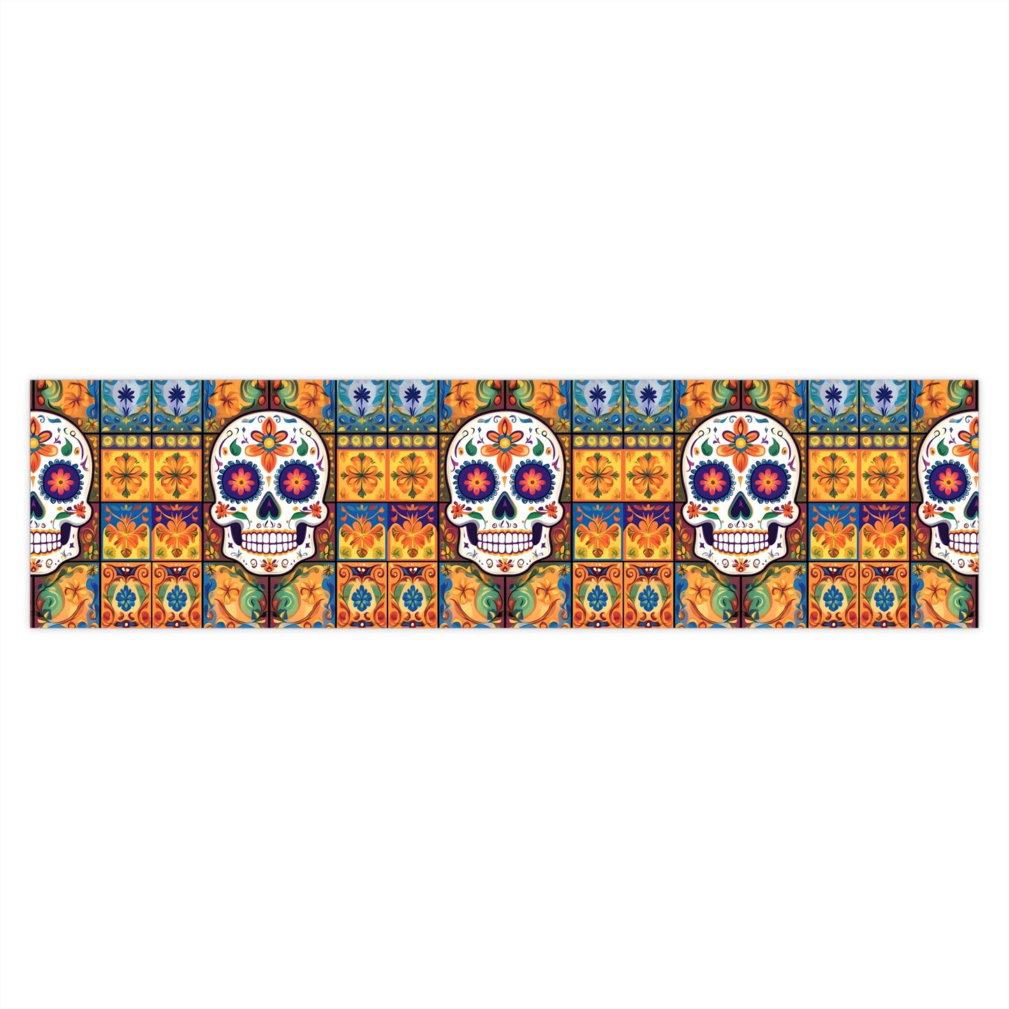 Sugar Skull Bumper Stickers 022 Day of the Dead Dia de Los Muertos, Halloween Decor - Car Decals, Laptop Stickers