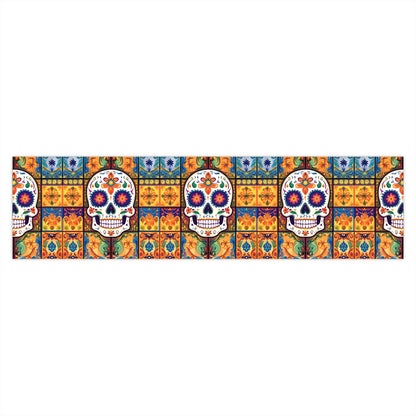 Sugar Skull Bumper Stickers 022 Day of the Dead Dia de Los Muertos, Halloween Decor - Car Decals, Laptop Stickers