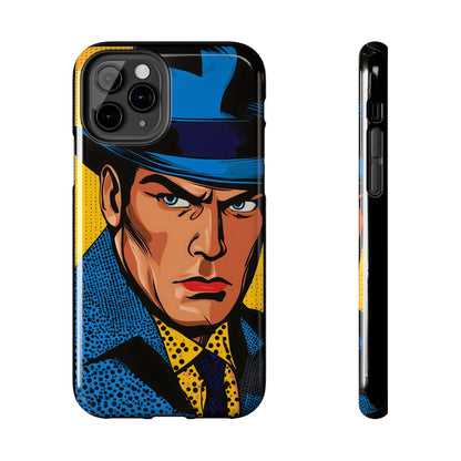 Tough Phone Cases Pop Art Modern Edge Guy Noir 02