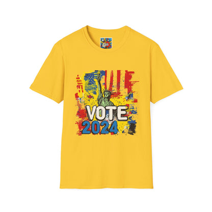 Unisex Softstyle VOTE 2024 5 2024 election shirts