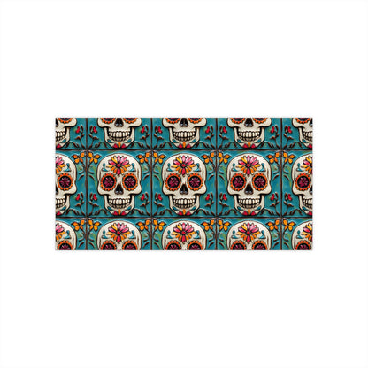 Sugar Skull Bumper Stickers 010, Day of the Dead Dia de Los Muertos, Halloween Decor - Car Decals, Laptop Stickers