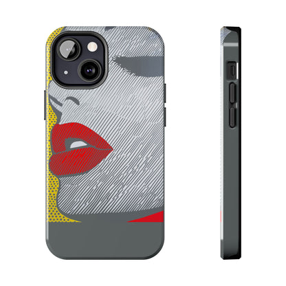 Tough Phone Cases Pop Art Modern Edge 01 Gray