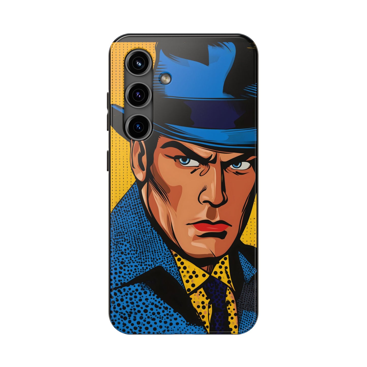 Tough Phone Cases Pop Art Modern Edge Guy Noir 02