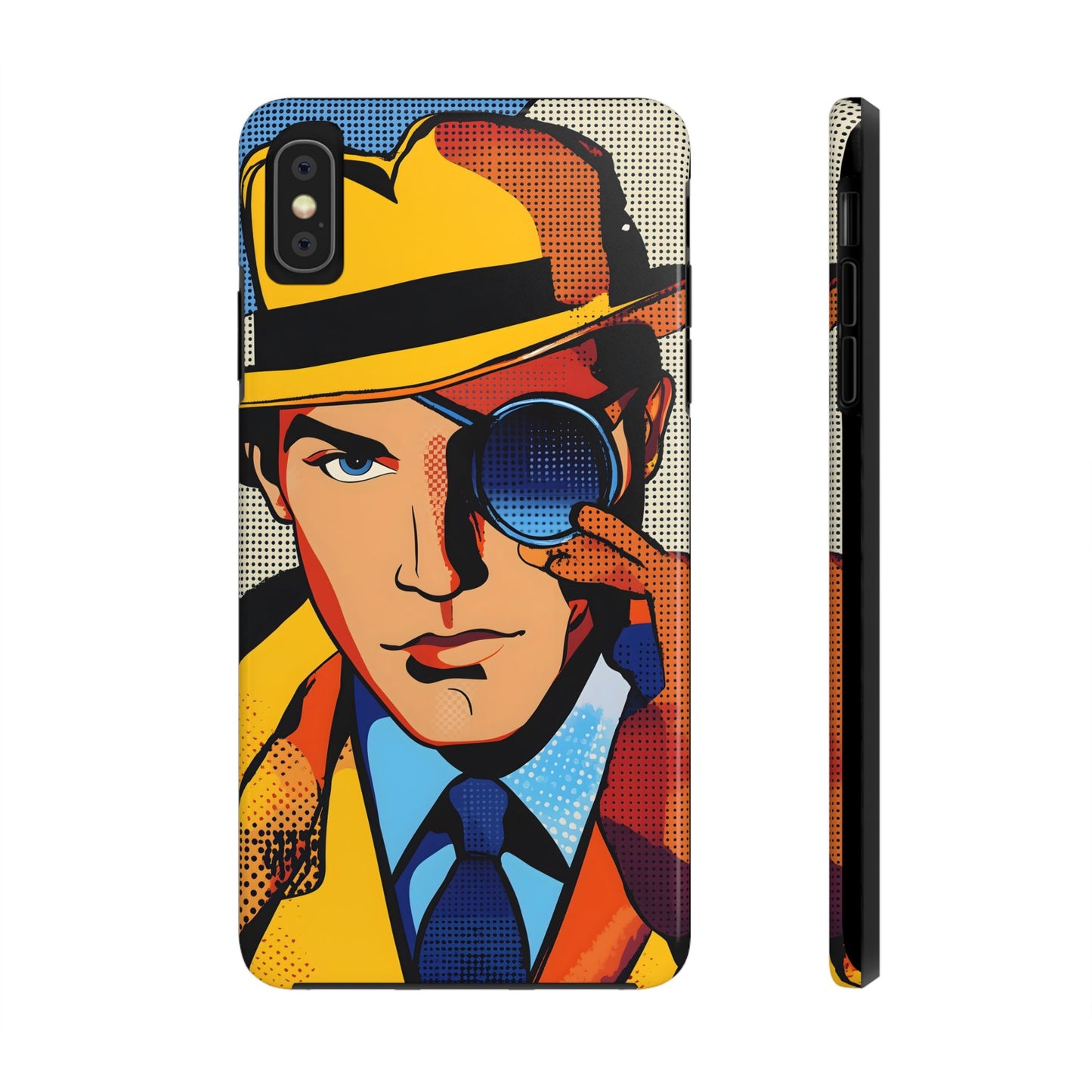 Tough Phone Cases Pop Art Modern Edge Guy Noir 03