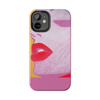 Tough Phone Cases Pop Art Modern Edge 01 Pink