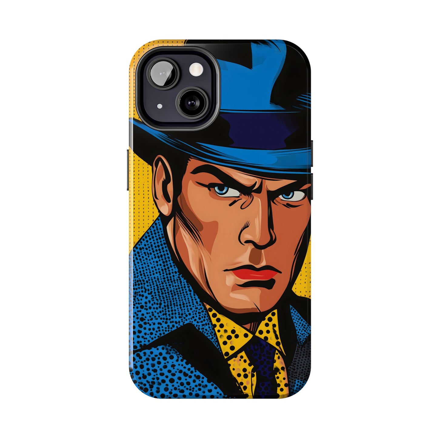 Tough Phone Cases Pop Art Modern Edge Guy Noir 02