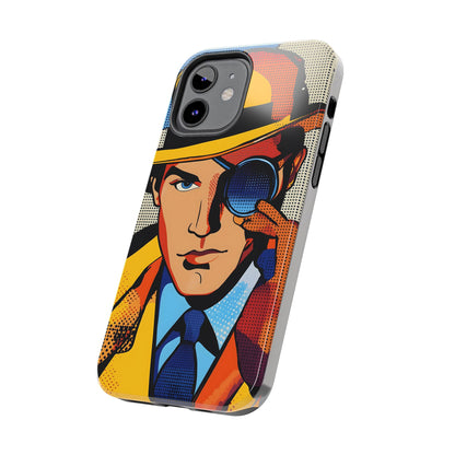 Tough Phone Cases Pop Art Modern Edge Guy Noir 03