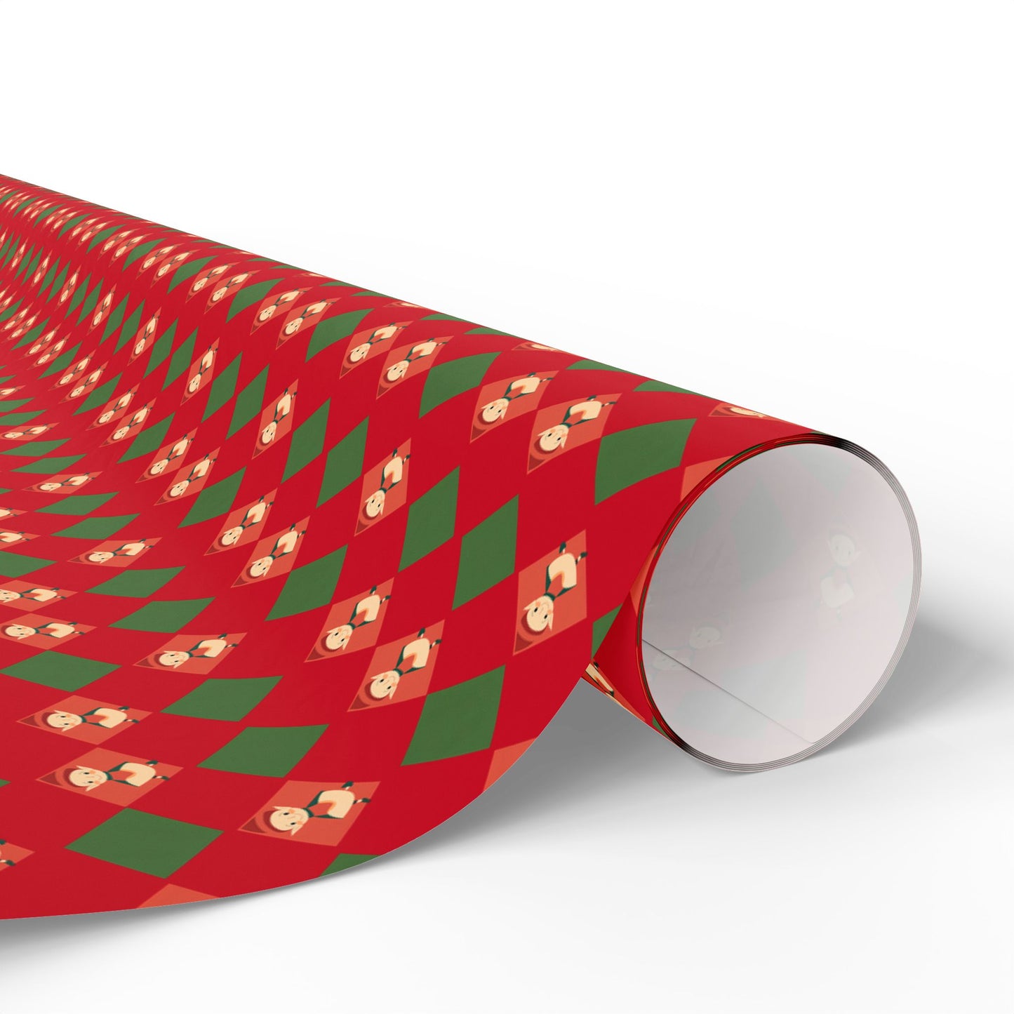 Wrapping Papers Christmas Elves Clog Red