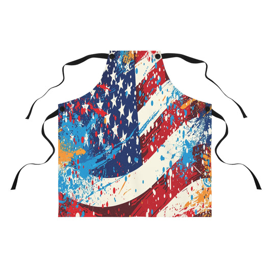 Apron Vote 2024 American Flag Wave