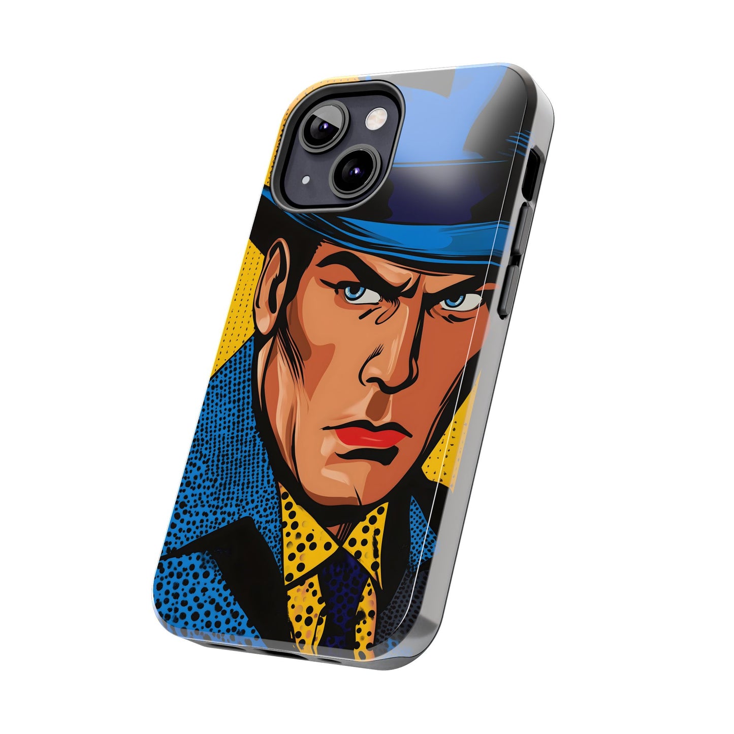 Tough Phone Cases Pop Art Modern Edge Guy Noir 02