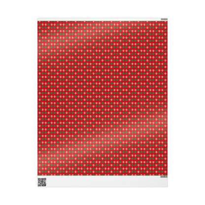 Wrapping Papers Christmas Elves Clog Red