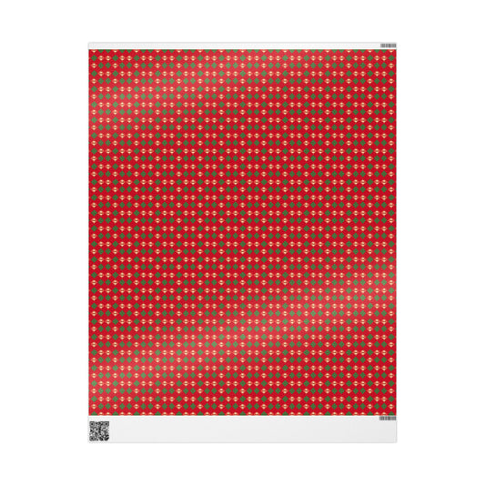 Wrapping Papers Christmas Elves Clog Red