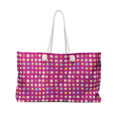 Weekender Bag - Daisys - Pink