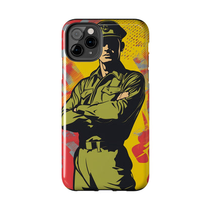 Tough Phone Cases Pop Art Modern Edge Soldier 01