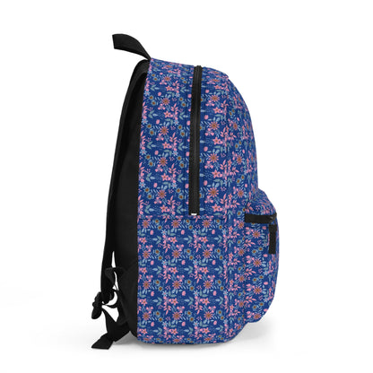 Backpack - Floral - Blue