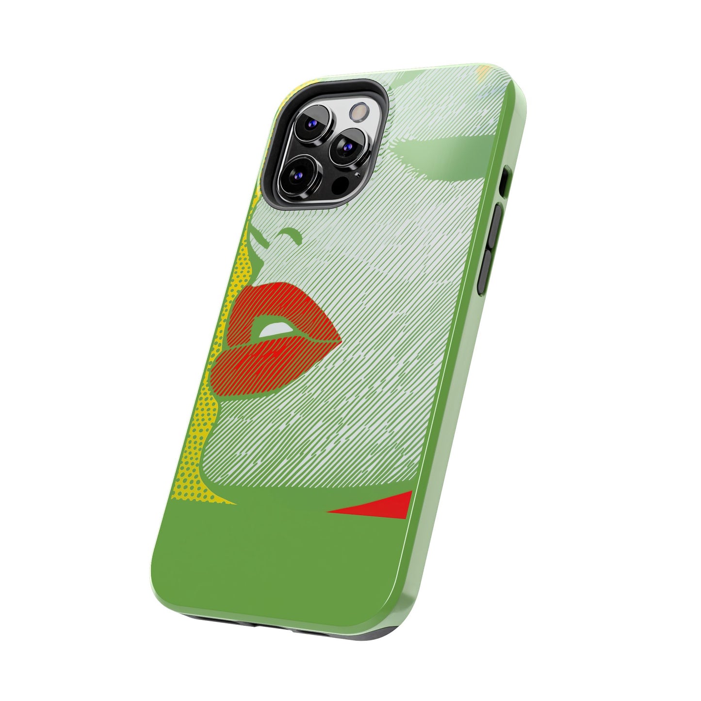 Tough Phone Cases Pop Art Modern Edge 01 Green