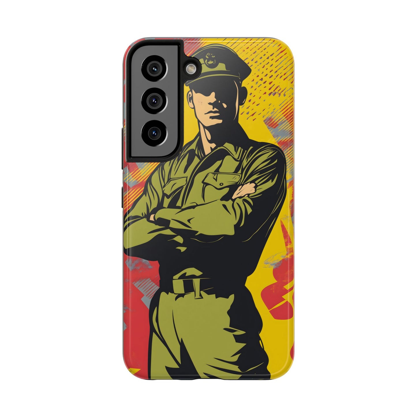 Tough Phone Cases Pop Art Modern Edge Soldier 01