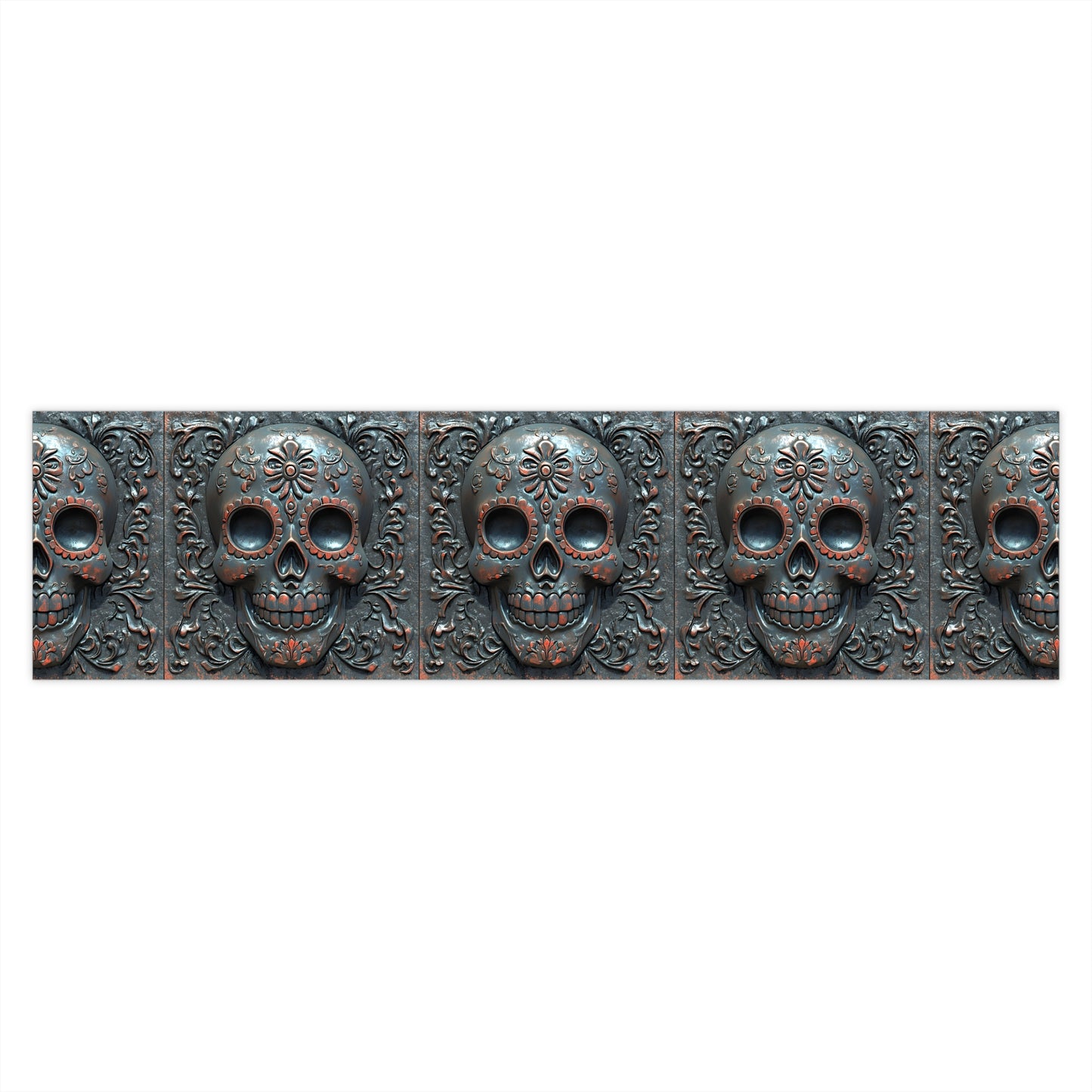 Sugar Skull Bumper Stickers 015 Day of the Dead Dia de Los Muertos, Halloween Decor - Car Decals, Laptop Stickers