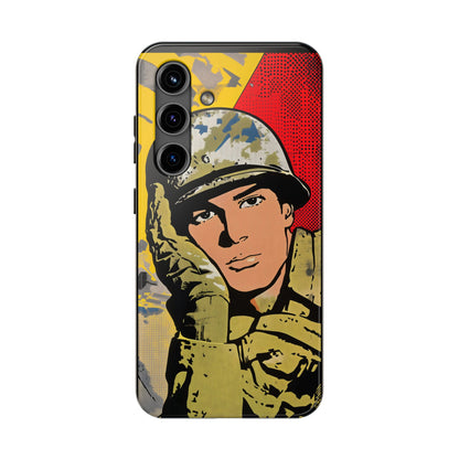 Tough Phone Cases Pop Art Modern Edge Soldier 03