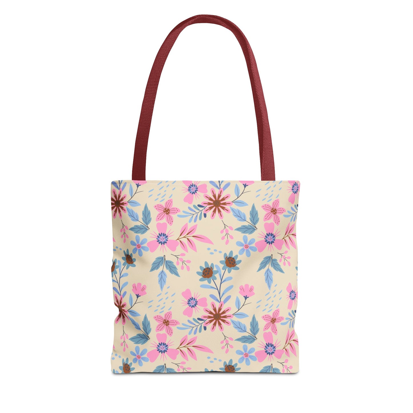 Tote Bag - Floral - Beige