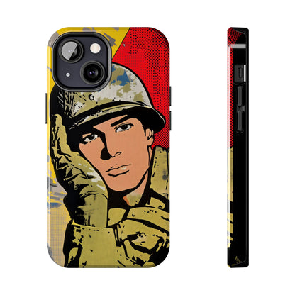 Tough Phone Cases Pop Art Modern Edge Soldier 03