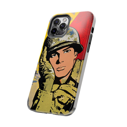 Tough Phone Cases Pop Art Modern Edge Soldier 03