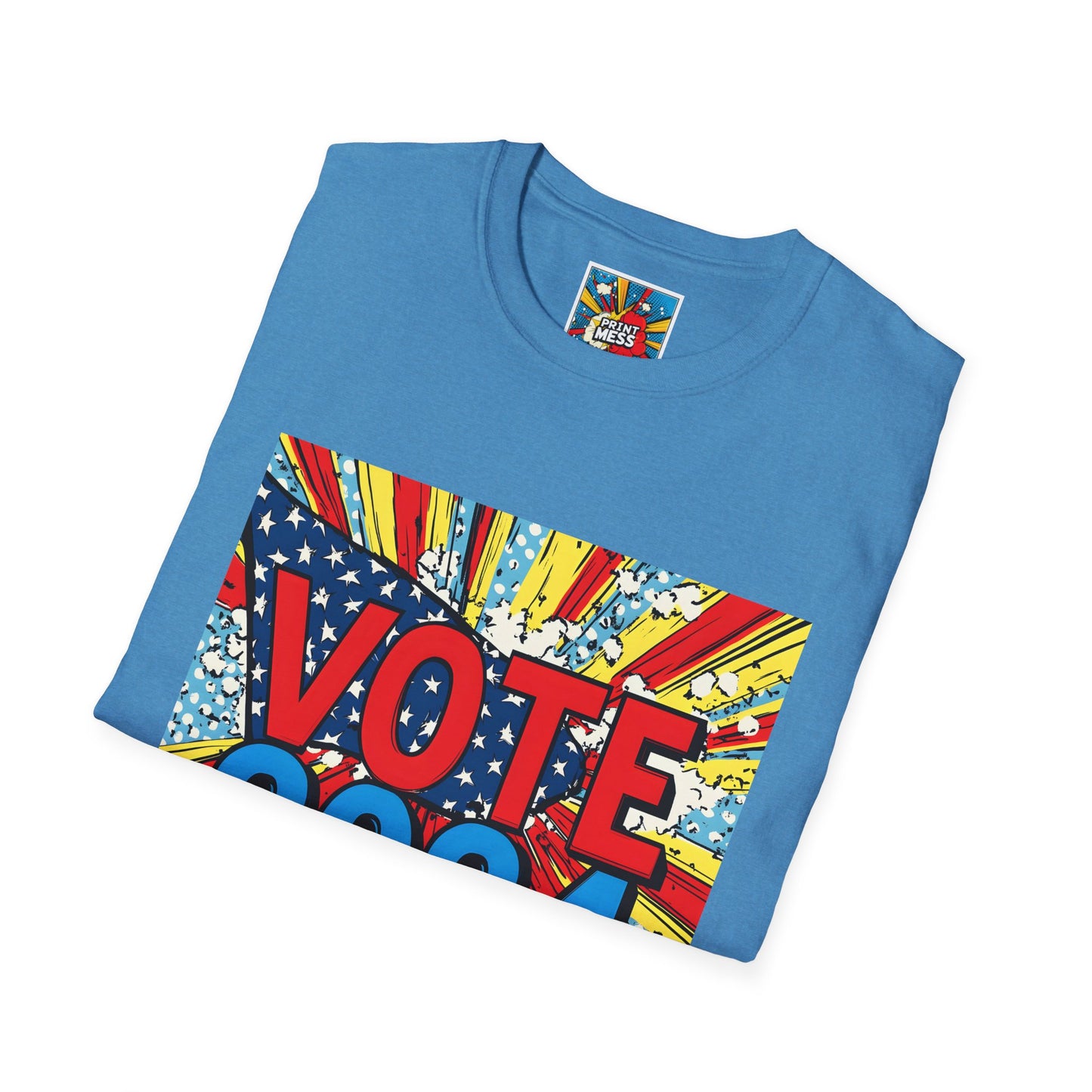 Unisex Softstyle VOTE 2024 3 2024 election shirts