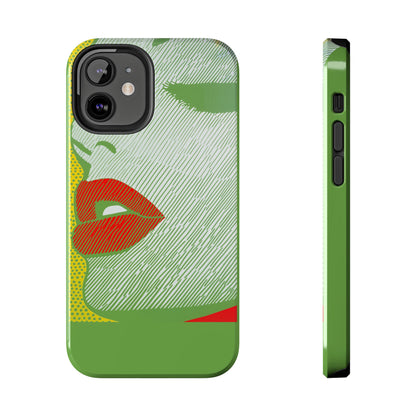 Tough Phone Cases Pop Art Modern Edge 01 Green