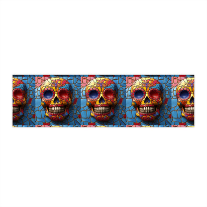 Sugar Skull Bumper Stickers 021 Day of the Dead Dia de Los Muertos, Halloween Decor - Car Decals, Laptop Stickers