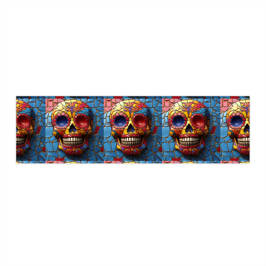 Sugar Skull Bumper Stickers 021 Day of the Dead Dia de Los Muertos, Halloween Decor - Car Decals, Laptop Stickers