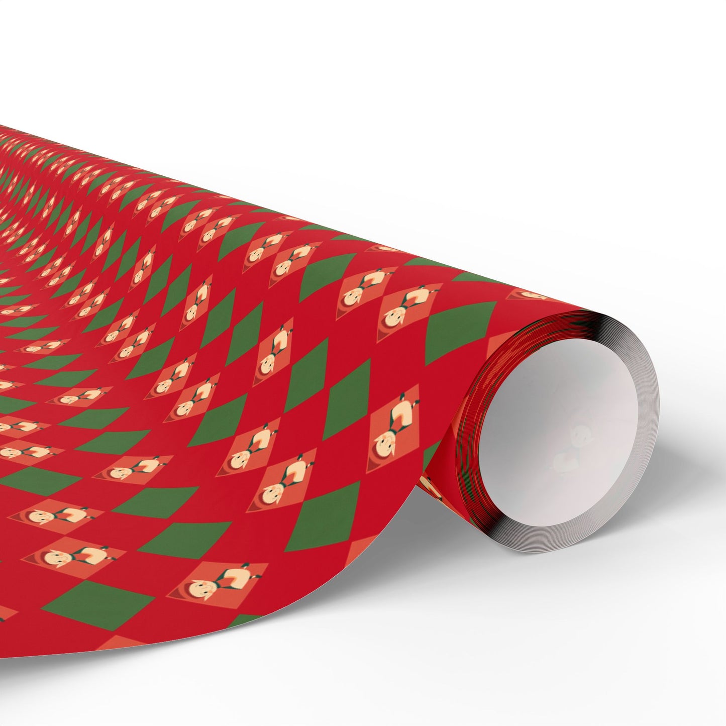 Wrapping Papers Christmas Elves Clog Red