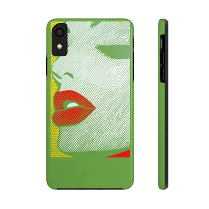 Tough Phone Cases Pop Art Modern Edge 01 Green