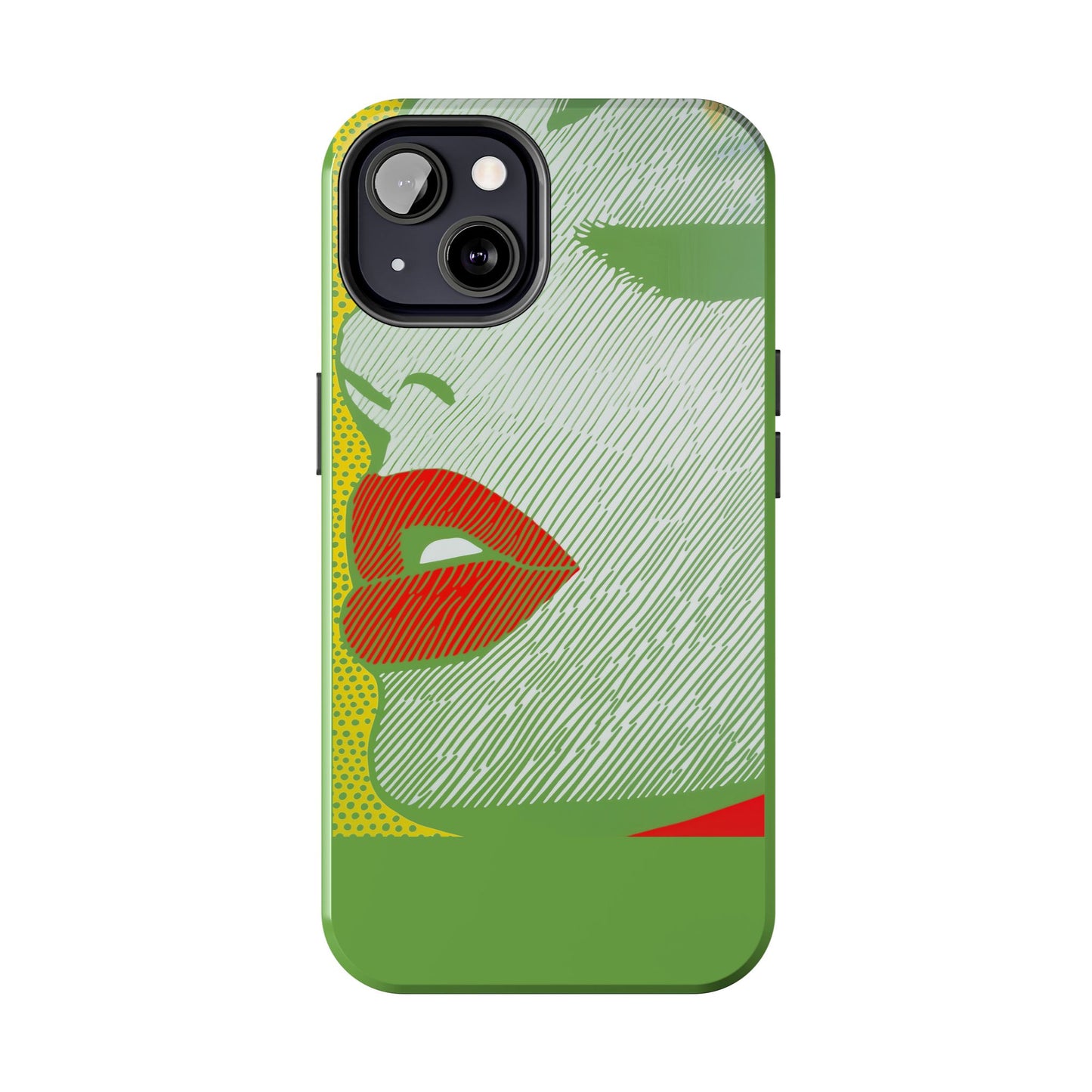 Tough Phone Cases Pop Art Modern Edge 01 Green