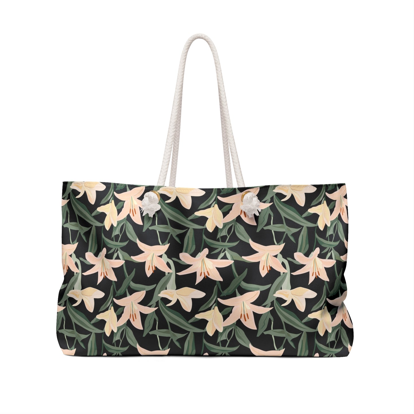 Weekender Bag - Flower Blossum - Black