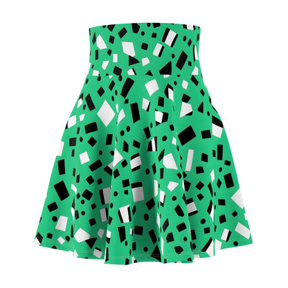 Women's Skater Skirt Memphis Green 02