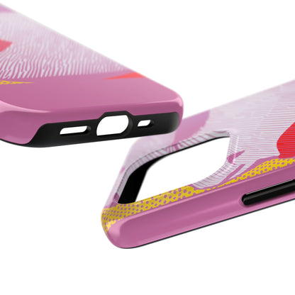 Tough Phone Cases Pop Art Modern Edge 01 Pink