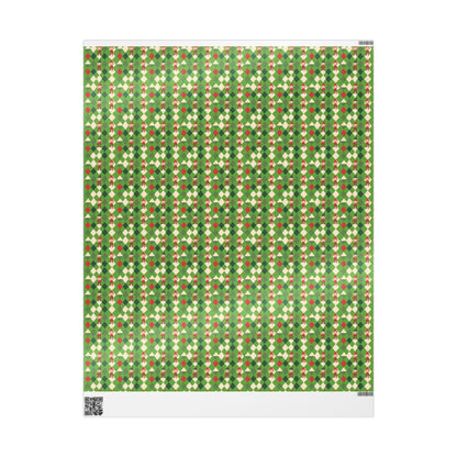 Wrapping Papers Christmas Double Elves Green