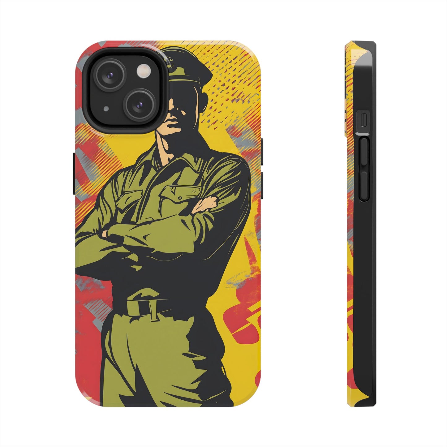 Tough Phone Cases Pop Art Modern Edge Soldier 01