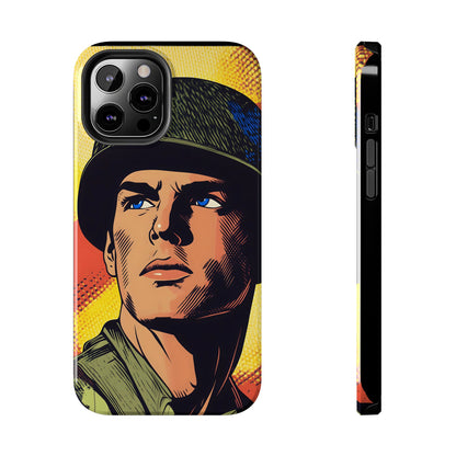 Tough Phone Cases Pop Art Modern Edge Soldier 04