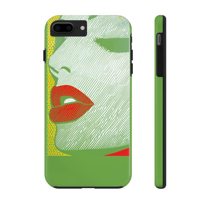 Tough Phone Cases Pop Art Modern Edge 01 Green