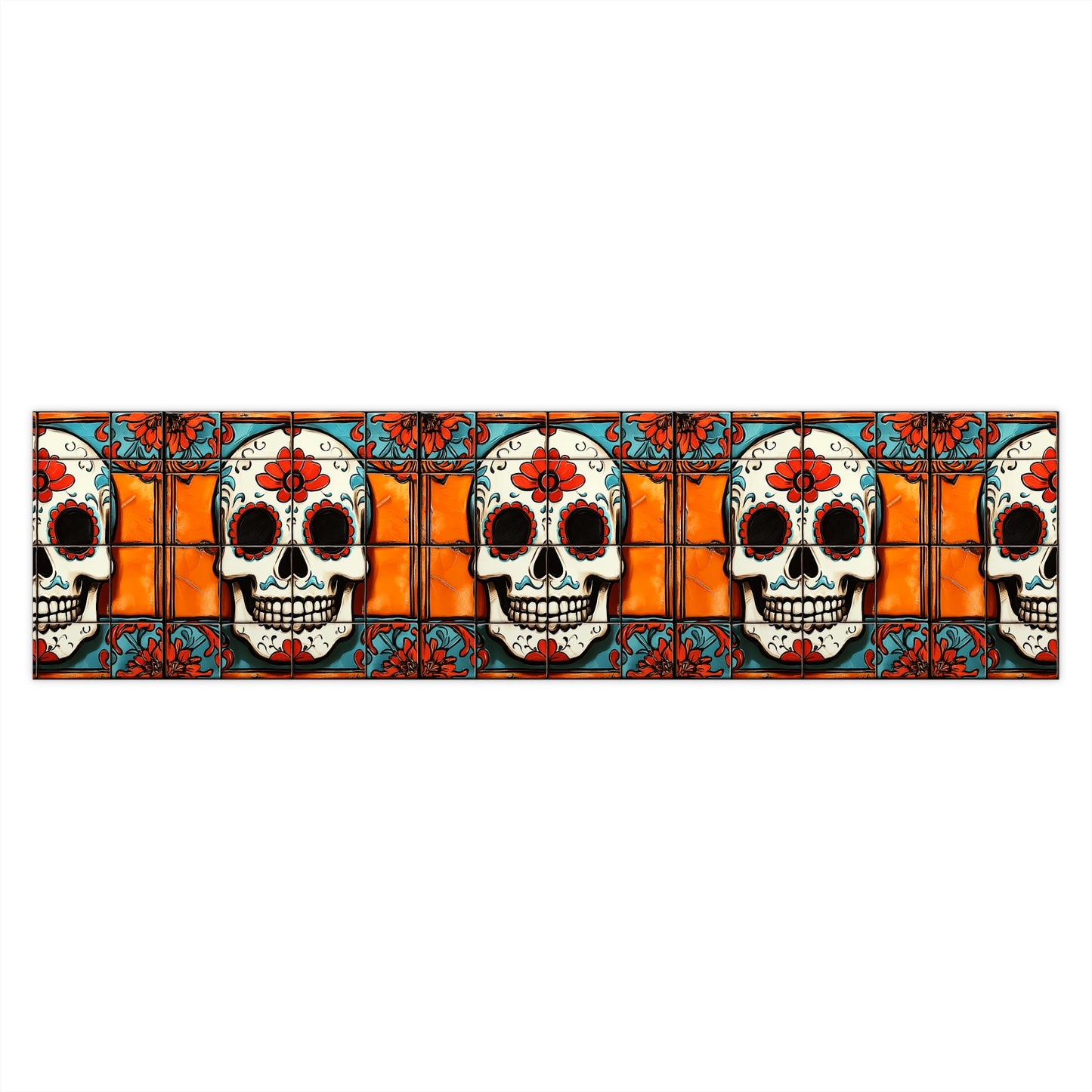 Sugar Skull Bumper Stickers 018 Day of the Dead Dia de Los Muertos, Halloween Decor - Car Decals, Laptop Stickers