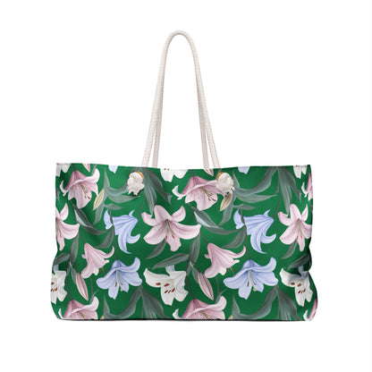 Weekender Bag - Flower Floret - Green