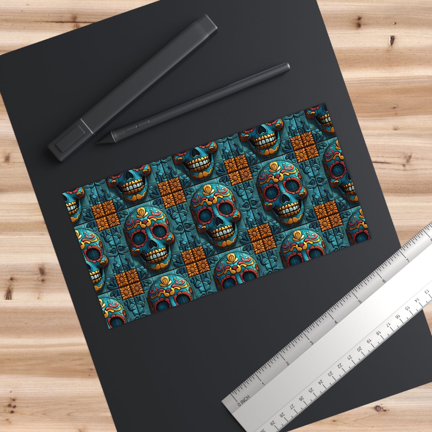 Sugar Skull Bumper Stickers 017 Day of the Dead Dia de Los Muertos, Halloween Decor - Car Decals, Laptop Stickers